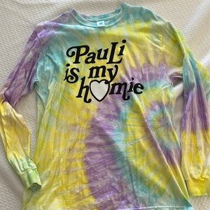 Pauli Is My Homie Long Sleeve Tie Dye Shirt